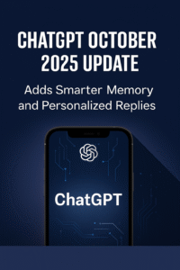 Read more about the article ChatGPT October 2025 Update Adds Smarter Memory and Personalized Replies
